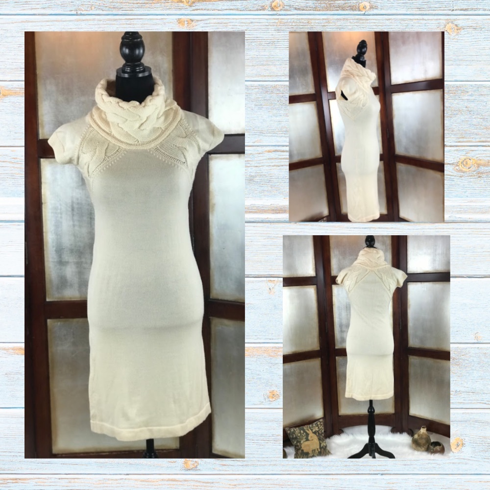 BANANA REPUBLIC Cable Sweater Dress Size X Small